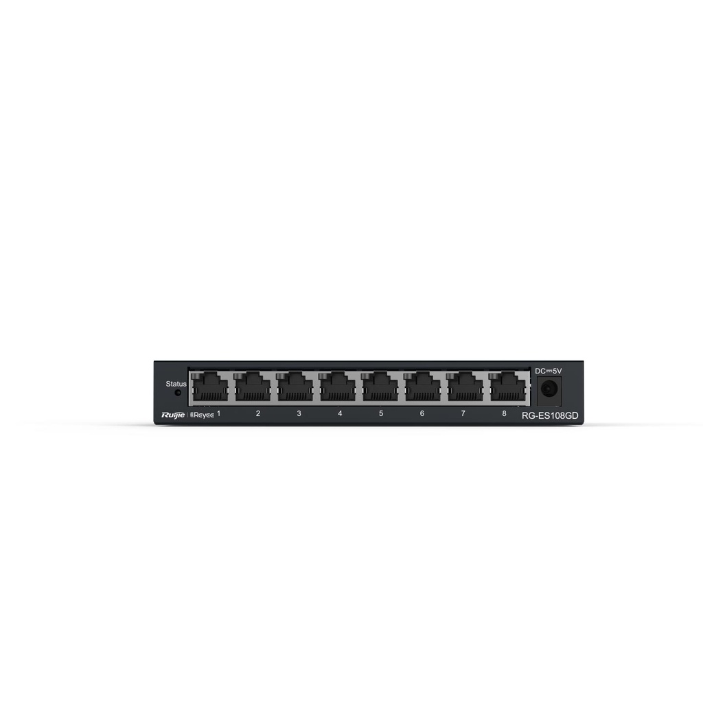 Ruijie Reyee RG-ES108GD 8-Port Gigabit Unmanaged Metal Switch