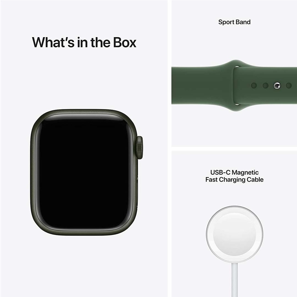 Apple Watch Series 7 (45mm, Green, Aluminum, GPS)