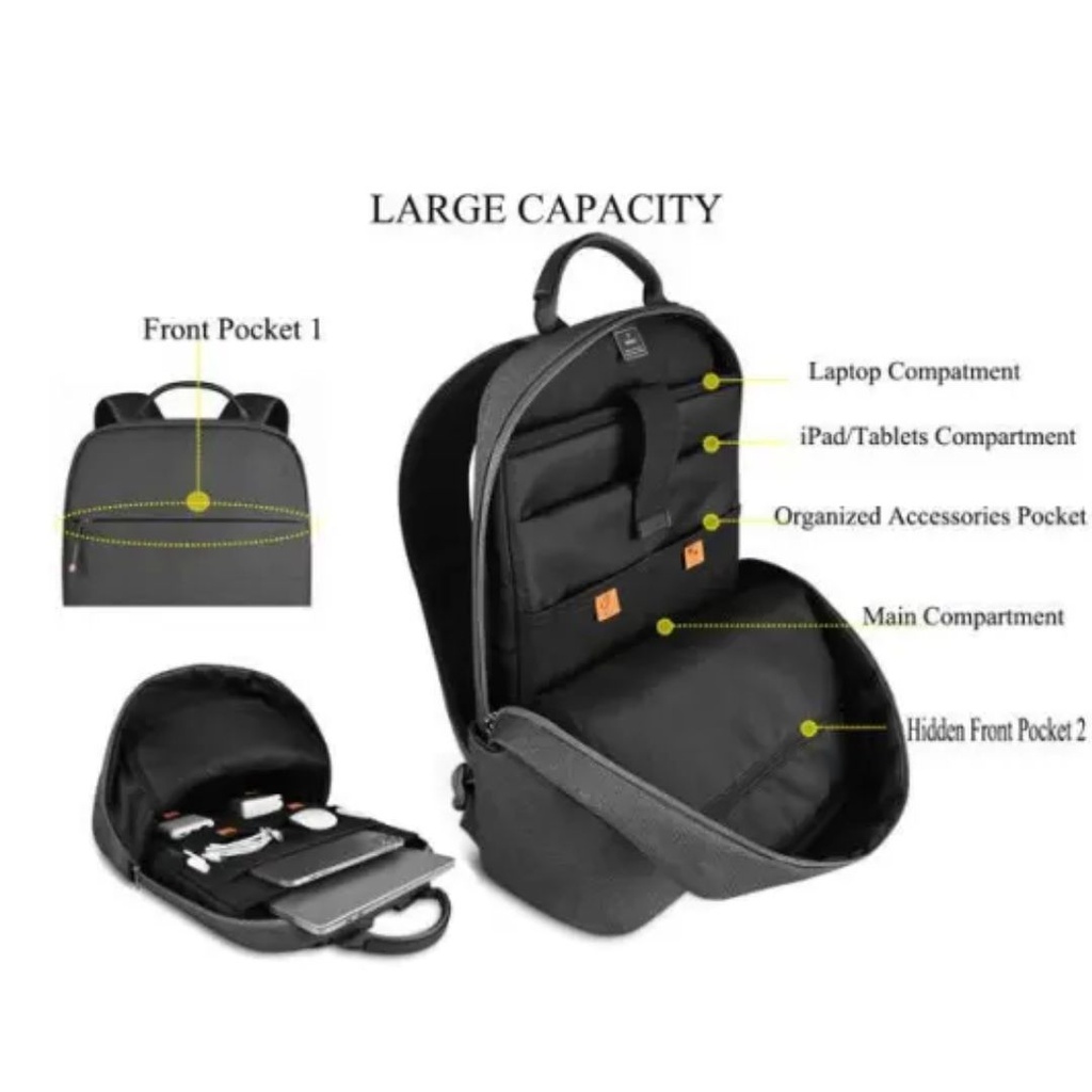 Wiwu Pilot Laptop Backpack (Black)